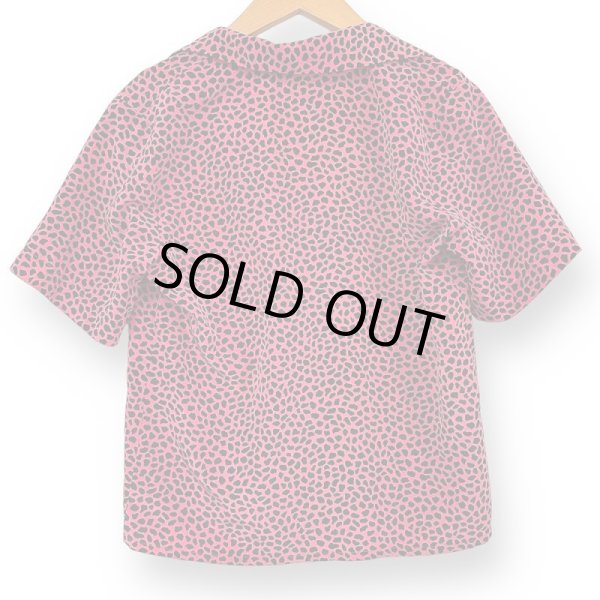 画像6: 80’sヴィンテージ CHAUS PETITES ピンク 柄シャツ 総柄 レディース 古着 S〜Mサイズ (6)