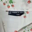 画像8: 柄シャツ ブラウス PATRICK GILL PARIS チェック ジャガード イチゴ柄  総柄 レディース 古着 Mサイズ相当 MADE IN FRANCE (8)