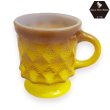 画像1: ファイヤーキング キンバリーマグ ブラウン・イエロー 1960年代〜1976年頃製造 Fire King Kimberly Mug  BROWN/YELLOW(EXCELLENT) (1)