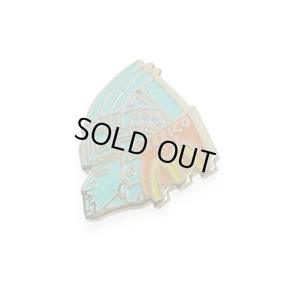 画像5: フレンチピンバッジ 企業物 メキシコ マクドナルド アステカ文明 メキシコ人 横顔 MEXICO CITY McDonald's 1990年前後 (5)