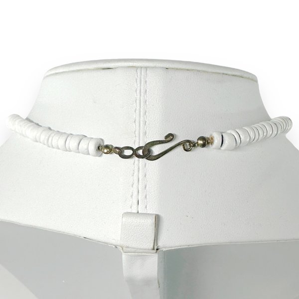 画像7: 米国製ヴィンテージ 木製 ウッドネックレス マリンモチーフ イカリ トリコロールカラー USA 1970年代 (7)