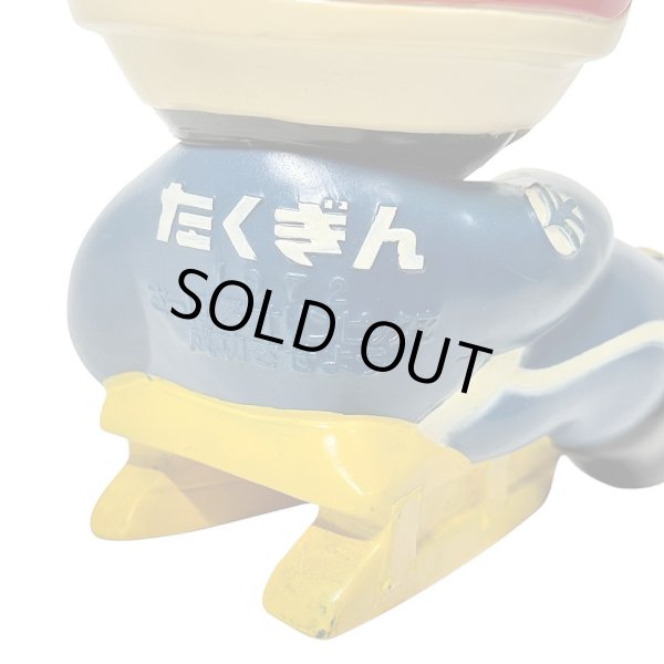 画像7: たくぎん たくちゃん 北海道拓殖銀行 冬季オリンピック貯金箱シリーズ そり 札幌オリンピック 1972 No.3 ソフビ 昭和レトロ (7)