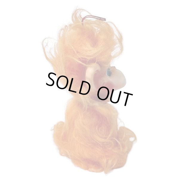 画像4: 1960〜70年代 昭和レトロ ソフビ 日本製 笑顔のモジャモジャオレンジのお猿さん ぬいぐるみ Monkey Doll MADE IN JAPAN (4)