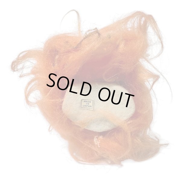 画像6: 1960〜70年代 昭和レトロ ソフビ 日本製 笑顔のモジャモジャオレンジのお猿さん ぬいぐるみ Monkey Doll MADE IN JAPAN (6)