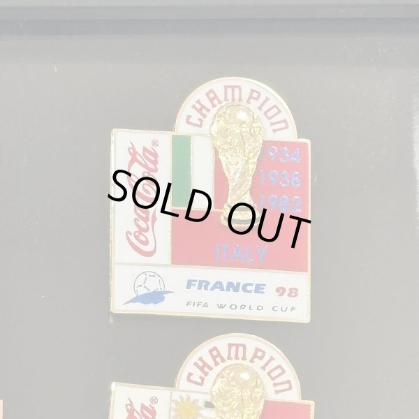 画像6: 1998年 FIFA フランスワールドカップ コカ・コーラ ピンバッジ全6種セット FIFA WORLD CUP’98 Coca Cola COLLECTOR PIN SET SPECIAL EDITION (6)