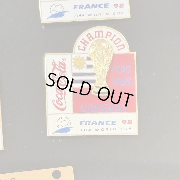 画像7: 1998年 FIFA フランスワールドカップ コカ・コーラ ピンバッジ全6種セット FIFA WORLD CUP’98 Coca Cola COLLECTOR PIN SET SPECIAL EDITION (7)