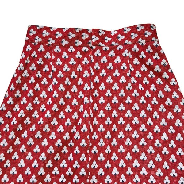 画像7: 昭和レトロ PORRO 花柄  ロングボックプリーツスカート  日本製 ヴィンテージ (7)