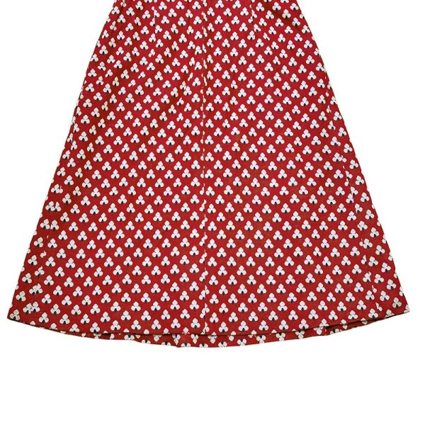 画像8: 昭和レトロ PORRO 花柄  ロングボックプリーツスカート  日本製 ヴィンテージ (8)