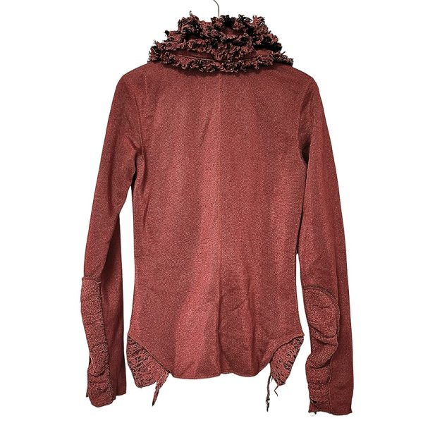 画像4: 希少90年代 クラッチ CLUTCH フェアリーグランジなトップス フリル襟 シャツ ブラウス (4)