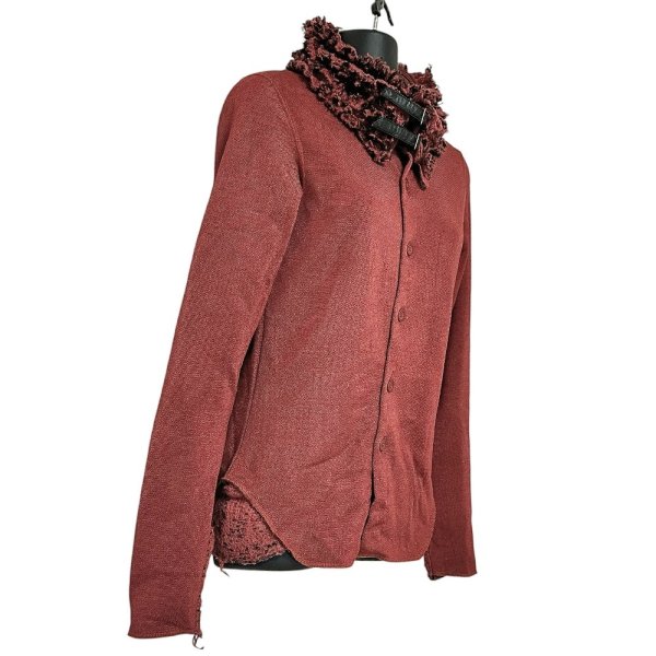 画像7: 希少90年代 クラッチ CLUTCH フェアリーグランジなトップス フリル襟 シャツ ブラウス (7)