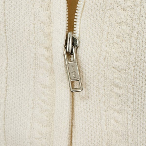 画像9: ヴィンテージ ヨーロッパ製 60’s クリームカラーに朱色のカーブデザイン ノースリーブAラインワンピース Willene (9)