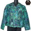 画像1: 70’s 花柄プリント 手作りジャケット ヴィンテージ アウター 昭和レトロ Flower print Jacket (1)
