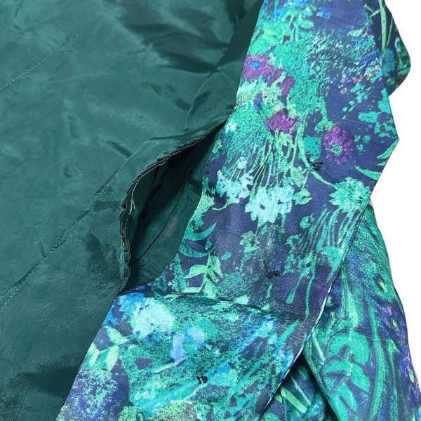 画像10: 70’s 花柄プリント 手作りジャケット ヴィンテージ アウター 昭和レトロ Flower print Jacket (10)