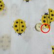 画像12: 昭和レトロ 70’s  てんとう虫 イエロー 柄シャツ ブラウス  薄手の長袖 (12)