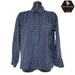 画像1: ヴィンテージ Lavelli スイス製 ドット 柄シャツ 36サイズ ブラウス 薄手の長袖 1980年代頃 (1)