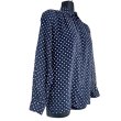 画像5: ヴィンテージ Lavelli スイス製 ドット 柄シャツ 36サイズ ブラウス 薄手の長袖 1980年代頃 (5)