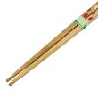 画像6: 未使用品 昭和レトロ お箸 竹 天然材 赤白ドット (6)