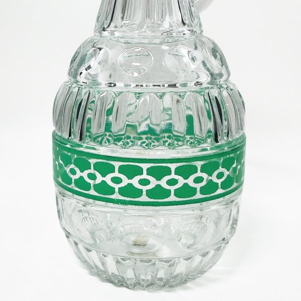 画像9: 未使用品 昭和レトロ 緑の醤油差し ドレッシングボトル レトロポップ スチロール樹脂 ワールド印 (9)