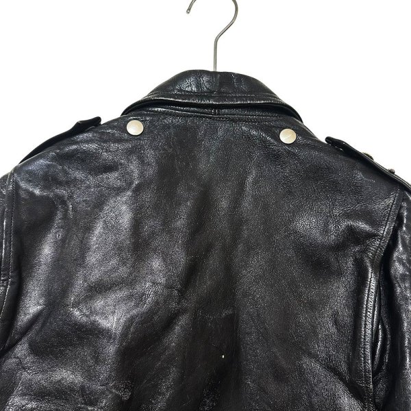 画像7: 1950年代 ハーレーダビッドソン ウイングタグ ダブルライダースジャケット サイクルクイーン 50's Harley-Davidson Cycle Queen motorcycle jacket (7)