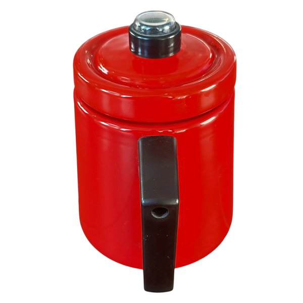 画像4: 北欧 アンティ・ヌルメスニエミ コーヒーポット 赤 復刻 琺瑯 箱付 Antti Nurmesniemi (4)