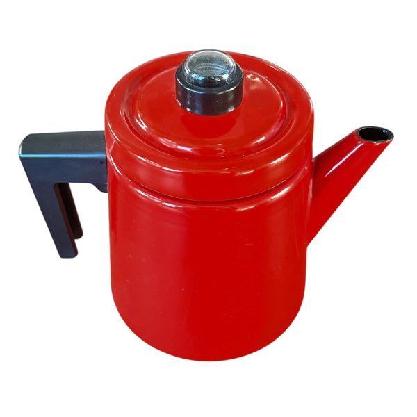 画像6: 北欧 アンティ・ヌルメスニエミ コーヒーポット 赤 復刻 琺瑯 箱付 Antti Nurmesniemi (6)