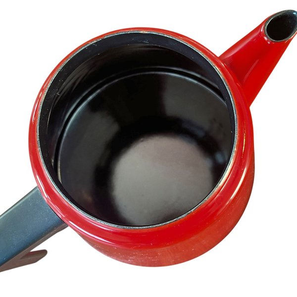 画像8: 北欧 アンティ・ヌルメスニエミ コーヒーポット 赤 復刻 琺瑯 箱付 Antti Nurmesniemi (8)