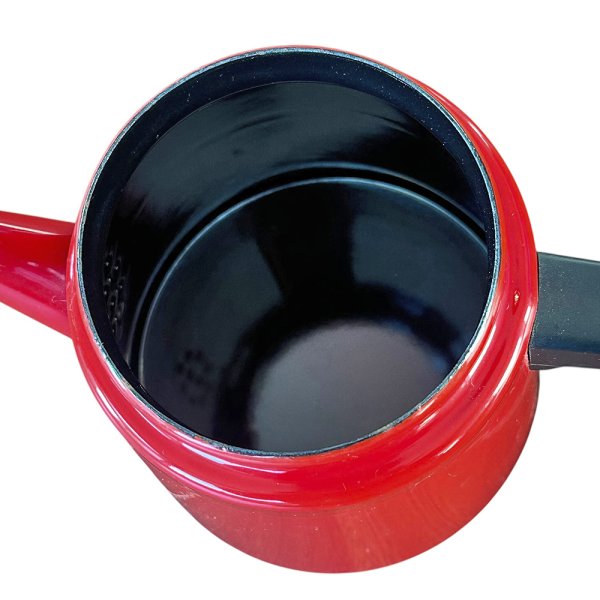 画像9: 北欧 アンティ・ヌルメスニエミ コーヒーポット 赤 復刻 琺瑯 箱付 Antti Nurmesniemi (9)