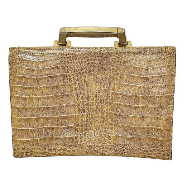 画像2: SUDHAUS ヴィンテージ ブリーフケース バッグ レザー パッチワーク GES.GESCH (2)