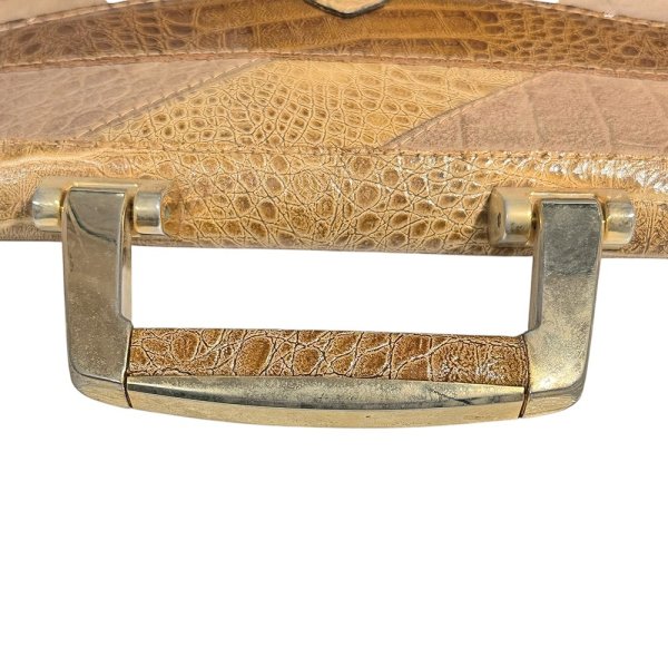 画像4: SUDHAUS ヴィンテージ ブリーフケース バッグ レザー パッチワーク GES.GESCH (4)