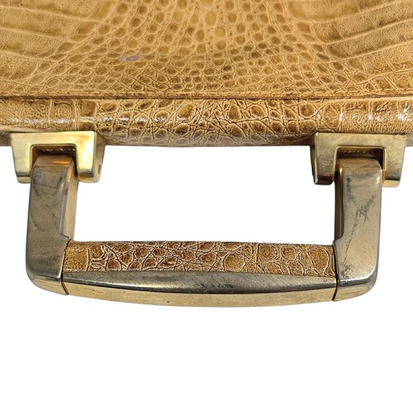 画像5: SUDHAUS ヴィンテージ ブリーフケース バッグ レザー パッチワーク GES.GESCH (5)