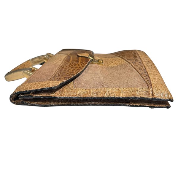 画像7: SUDHAUS ヴィンテージ ブリーフケース バッグ レザー パッチワーク GES.GESCH (7)