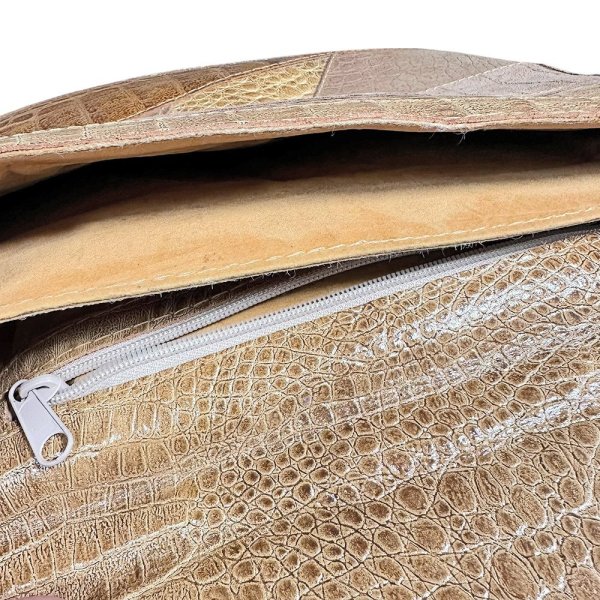 画像11: SUDHAUS ヴィンテージ ブリーフケース バッグ レザー パッチワーク GES.GESCH (11)