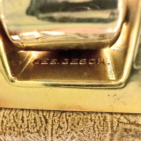 画像15: SUDHAUS ヴィンテージ ブリーフケース バッグ レザー パッチワーク GES.GESCH (15)