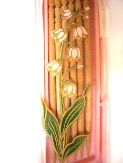 画像2: 花柄の携帯つま楊枝ケース(ピンク)