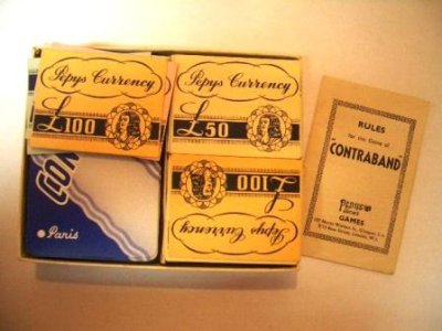 画像1: ENGLAND 1950'sカードゲーム　Contraband