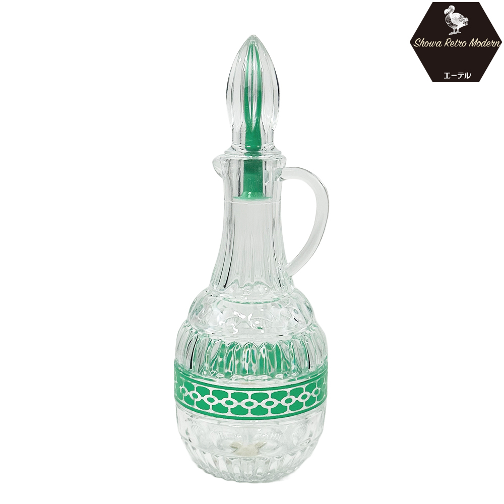 新商品入荷しました(未使用品 昭和レトロ 緑の醤油差し ドレッシングボトル レトロポップ スチロール樹脂 ワールド印)