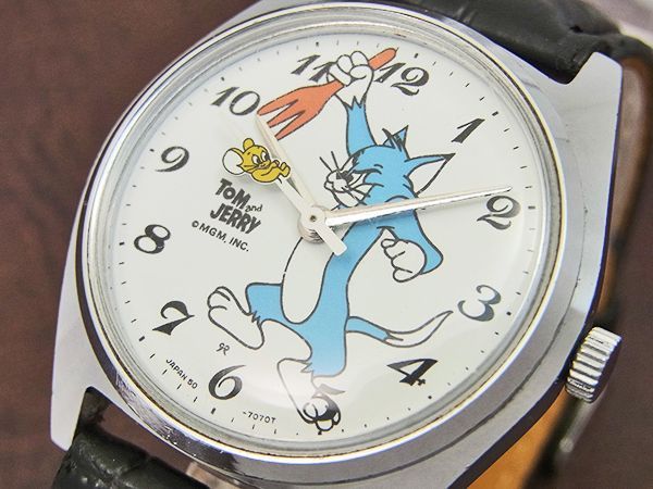 トムとジェリー レトロ 手巻き腕時計