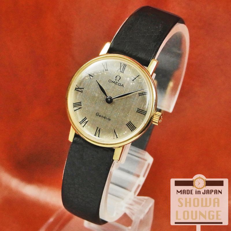 オメガ ジュネーブ レディースウォッチ 1971年頃の手巻き時計 ローマン 