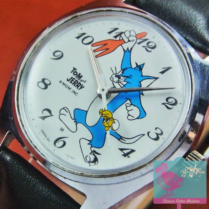 動作品 SEIKO DISNEY TIME セイコー ディズニータイム トムとジェリー メンズレディースキッズ腕時計 手巻き 稼働品 i417